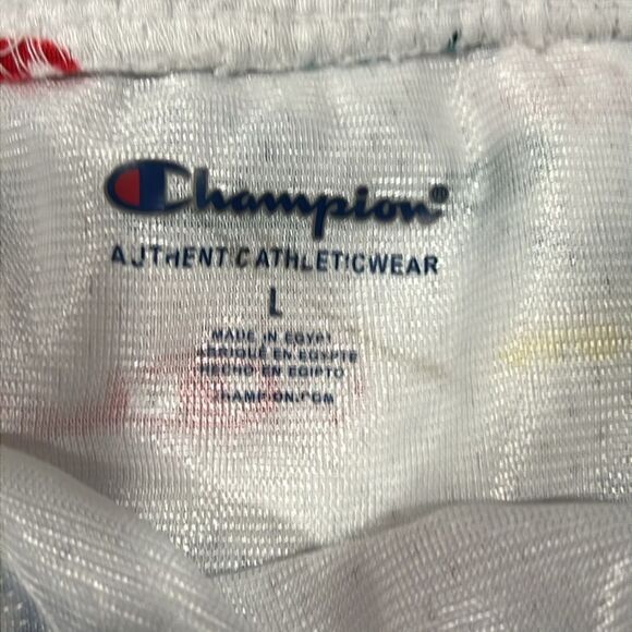 🏀🏈⚾️ CHAMPION All Over Print Mesh Gym Sports Shorts Youth Size LARGE - PERFECT - Picture 5 of 6